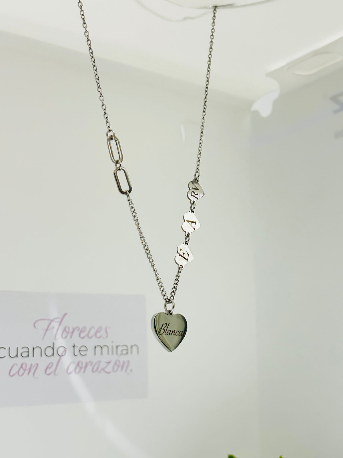 Collar Corazones Personalizado