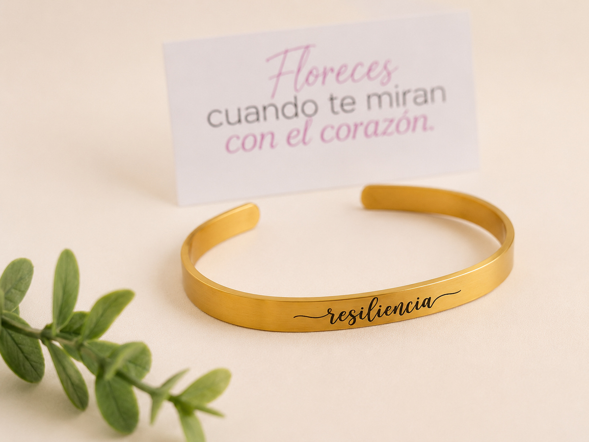 Pulsera personalizada Frase
