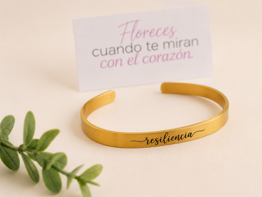 Pulsera personalizada Frase