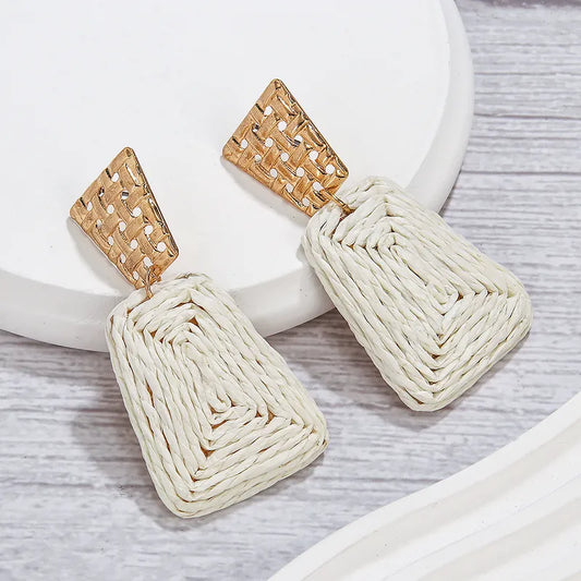 Arete Hawaiano tropical Beige