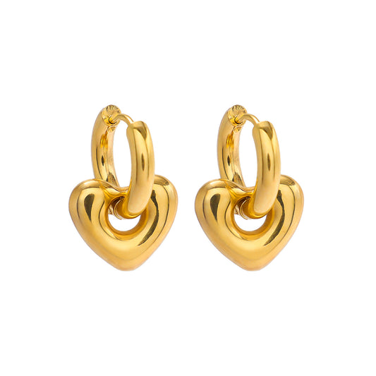 Aretes Corazon