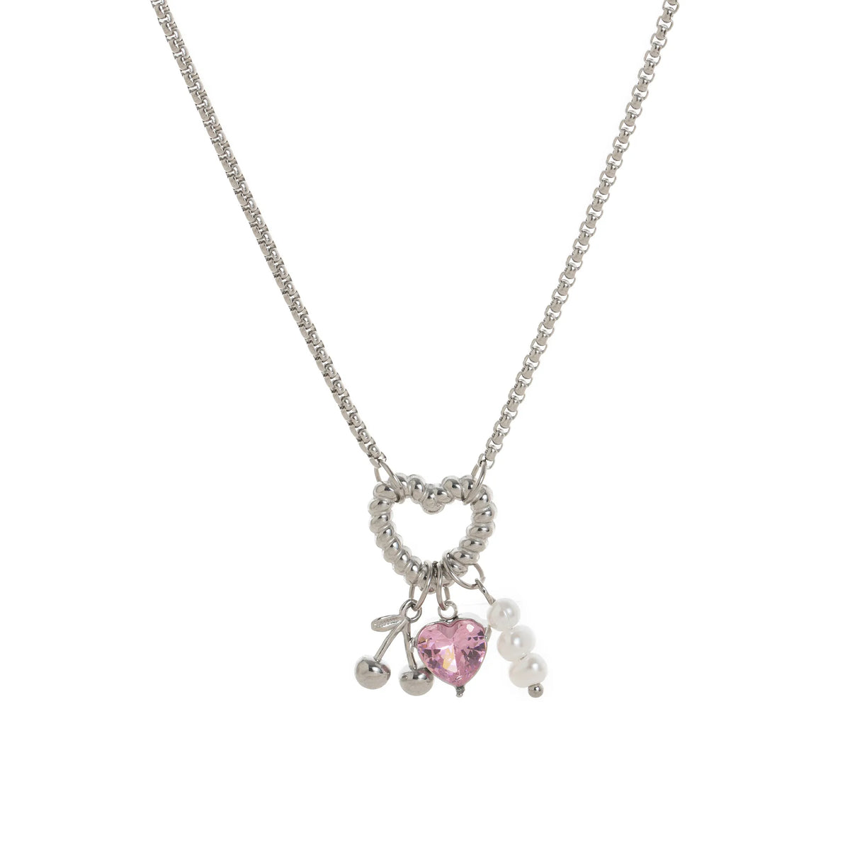Collar Corazon Charms